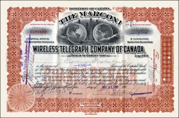 Marconi Telegraph Company Canada