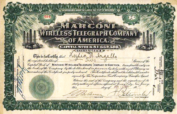 Marconi Wireless Telegraph Company America